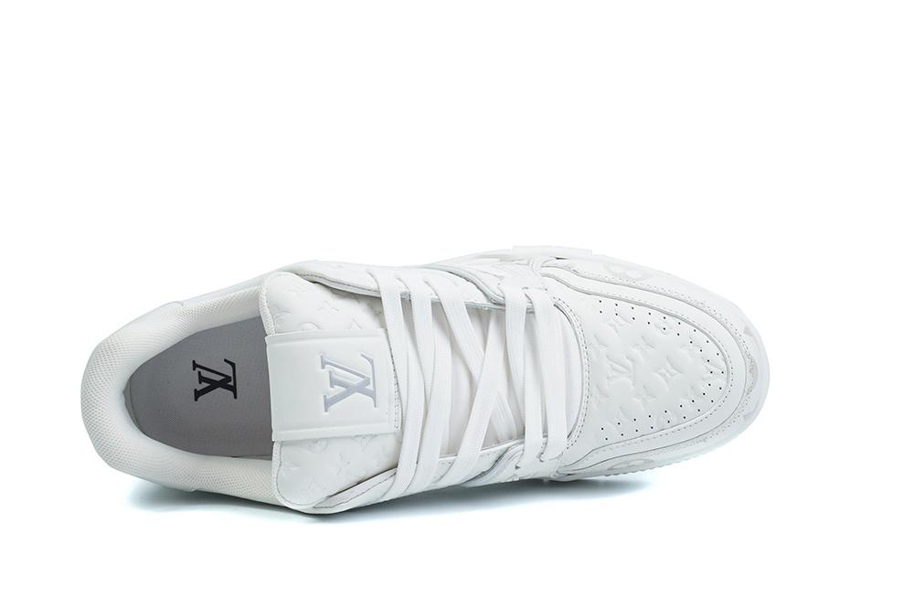 PK god Louis Vuitton LV Trainer #54 Signature White retail materials ready to ship